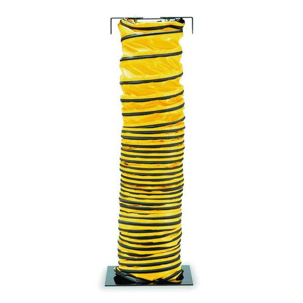Allegro Industries Blower Ducting,25 ft.,Black/Yellow 9550-25