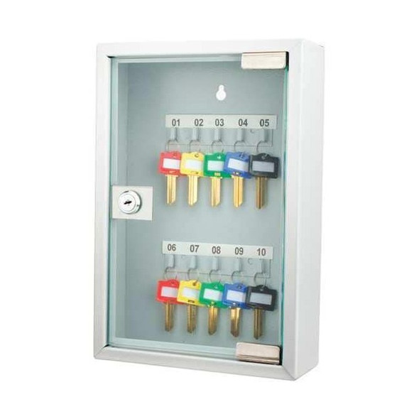 Barska Key Cabinet,10 Keys,Single Key,Steel CB12986