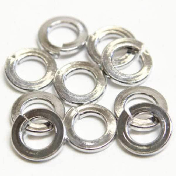 Split Lock Washer, For Screw Size 7/16 in 316 Stainless Steel, NL-19 Finish, 25 PK