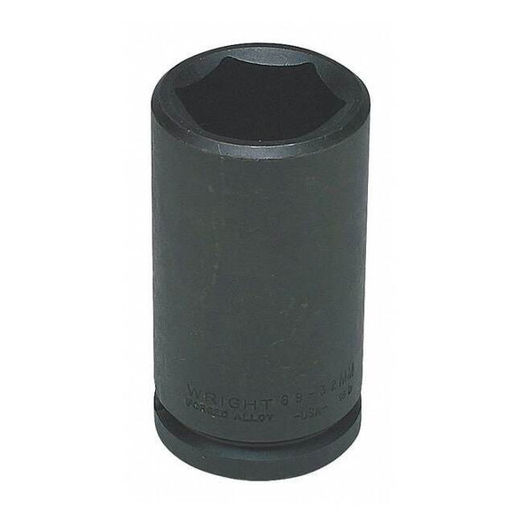 3/4 in Drive Impact Socket Deep Socket, black oxide, Steel,50 mm