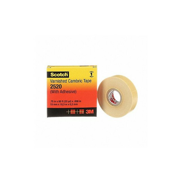 3m ElectricalTape,Yellow,20ydL,3/4inW,PK20 2520-3/4x60FT 3m ElectricalTape,Yellow,20ydL,3/4inW,PK20 2520-3/4x60FT