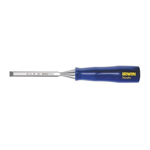Irwin Wood Chisel,3/8 x 4-1/2 In,Blue M44438N