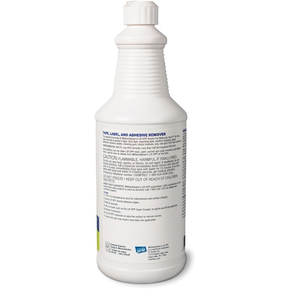 Motsenbockers Lift Off Tape and Adhesive Remover, 32 oz, Bottle, 6 PK MTS 40703