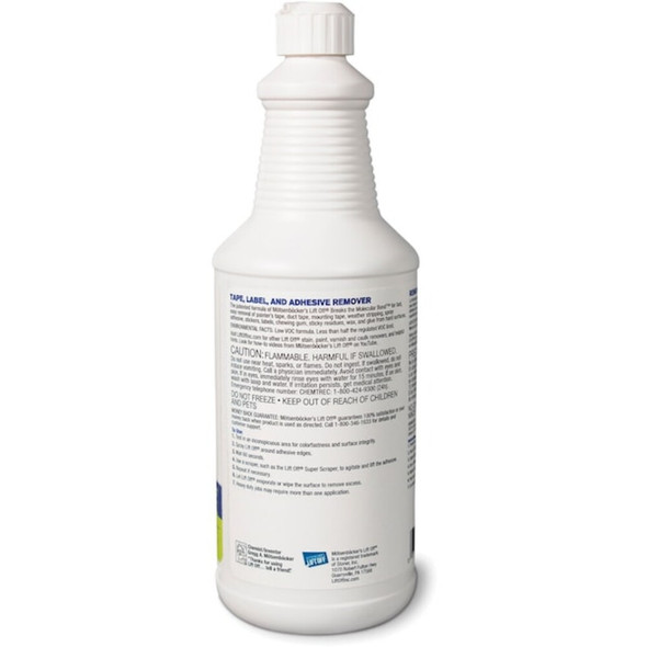 Motsenbockers Lift Off Tape and Adhesive Remover, 32 oz, Bottle, 6 PK MTS 40703