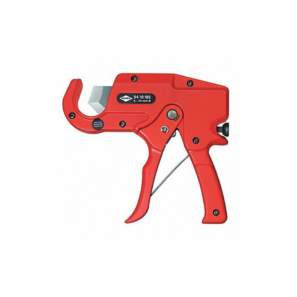 Knipex Pipe Cutter,Plastic,7-1/4 In. L,Ratchet 94 10 185
