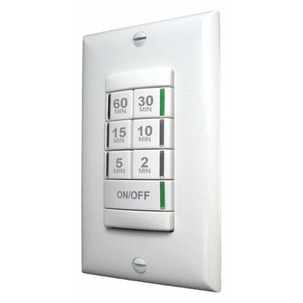 Sensorswitch WallSwitchTimer,Wht,120-277V AC,1 hr PTS 60 WH