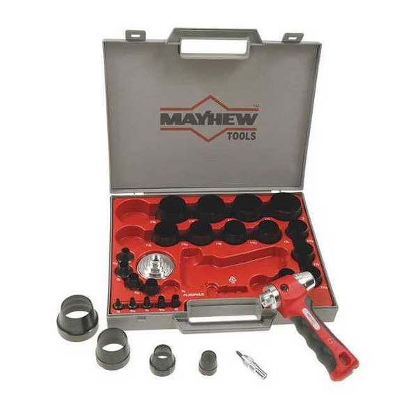 Mayhew Pro Hollow Punch Set,Not Tether Capable 66080