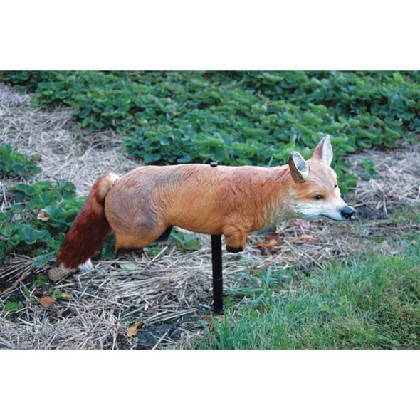 Bird-X Fox Decoy,28 in H,Black-Orange-White FOX-3D