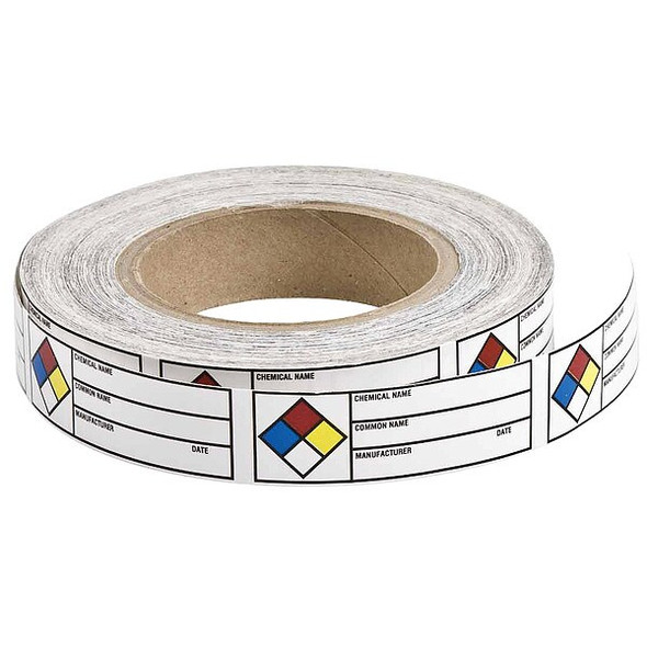 Brady Label, 1 in Height, 3 in Width 102844