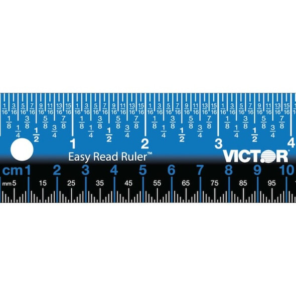 Victor Technology Ruler,Inch,Gloss,Stainless Steel,18-1-4 EZ18SBL