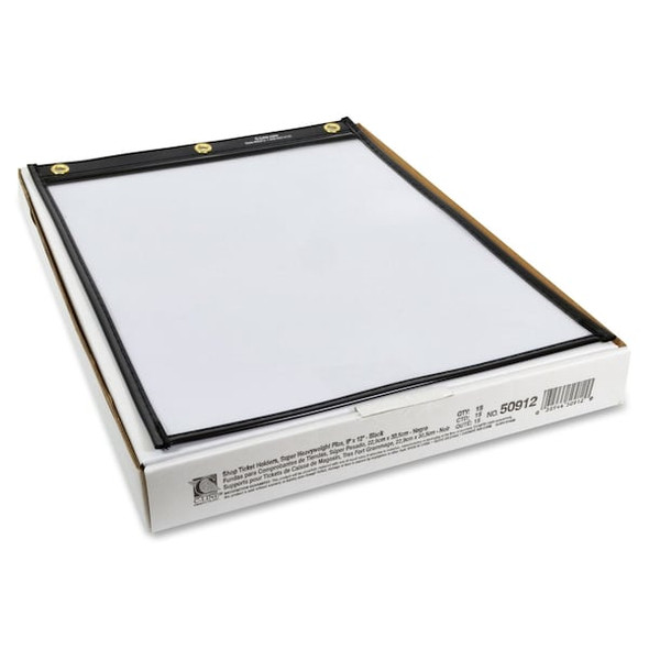 C-Line Products Shop Ticket Holder,Black; Clear,PK15 50912 C-Line Products Shop Ticket Holder,Black; Clear,PK15 50912