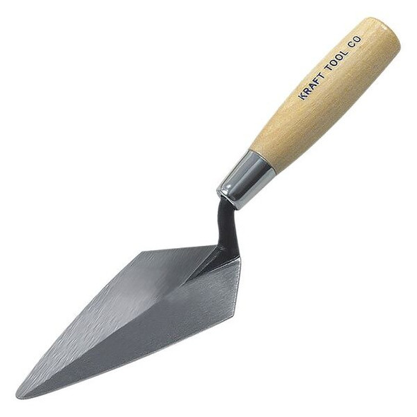 Kraft Tool Pointing Trowel,5-1/2in L,Steel GG422
