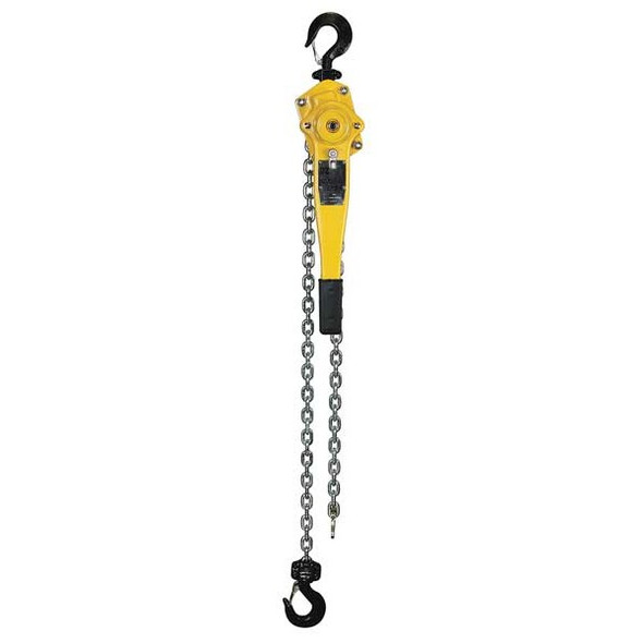 Lever Chain Hoist, 3,000 lb, 20 ft, Hook Mounted - No Trolley