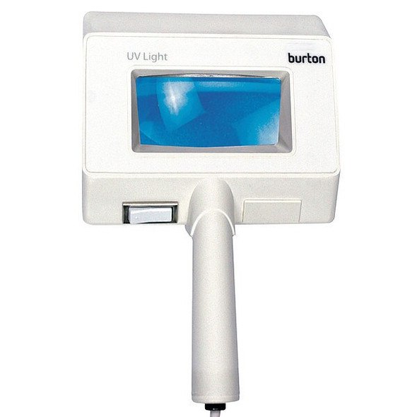 Burton Exam Light, UV, 9-1/2inLx6-3/4inW, Handheld UV502