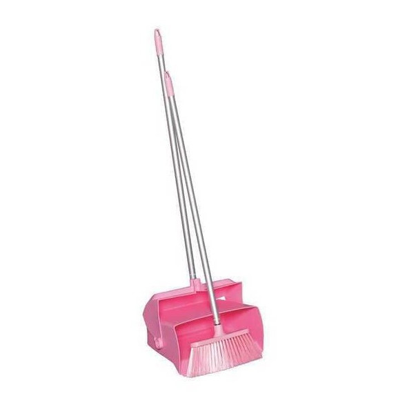 Remco 11 in Sweep Face Angle Broom, Pink, 36" L Handle 62501