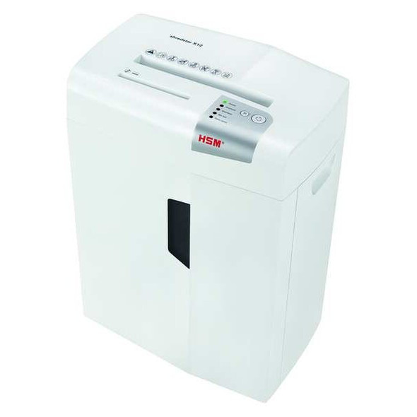 Hsm Paper Shredder, Cross-Cut Style shredstar X12
