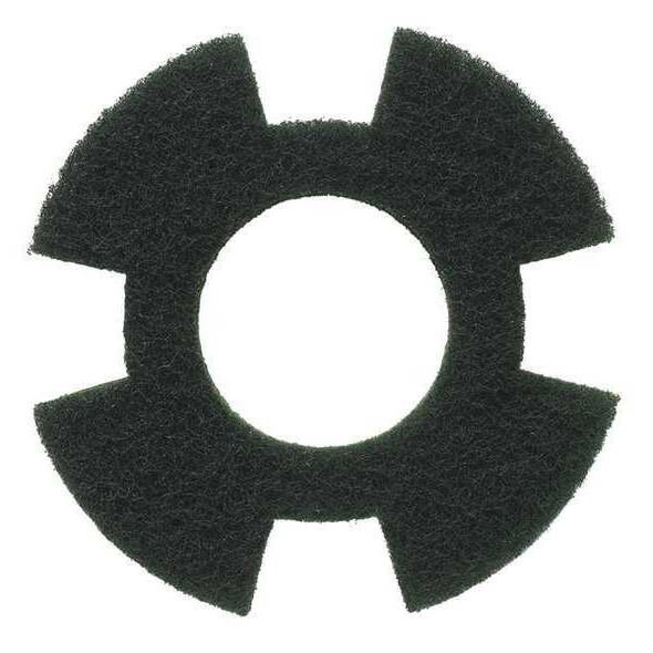 Tennant Cleaning Pad,Green,9" Pad,Trapezoid,PK10 1234348