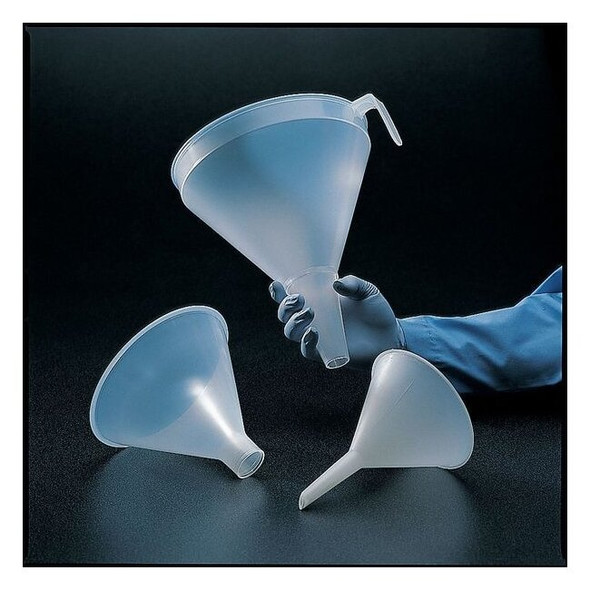 Manufacturer Varies Powder Funnel,Polypropylene,White,PK6 342555-0SET