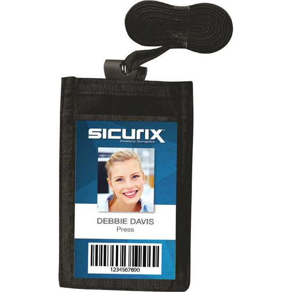 Sicurix Badge Holder,Vertical,PK12 BAU 55120