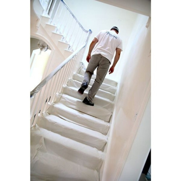 Trimaco Eliminator Leakproof-Slip Resistant Drop Cloth, 4ftLx15ftW 80328