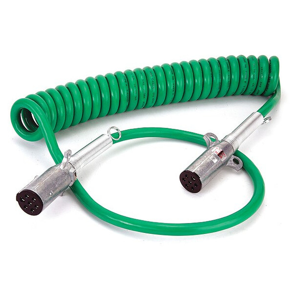 Velvac Cord,180 in.L,Coiled,40 in. Lead 590163