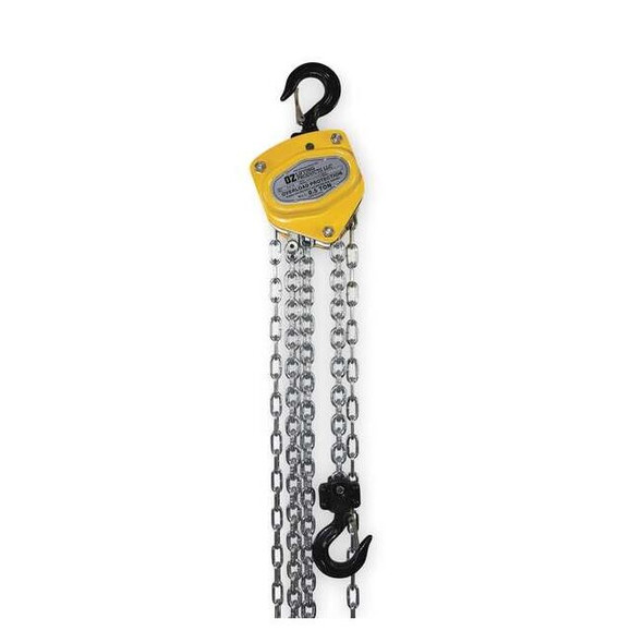 Oz Lifting Products Manual Chain Hoist,1000 lb.,Lift 10 ft. OZ005-10CHOP