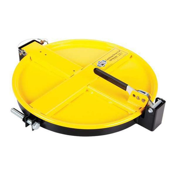 Pig Drum Lid, Yellow, Steel, 23.5 in L DRM659-YW