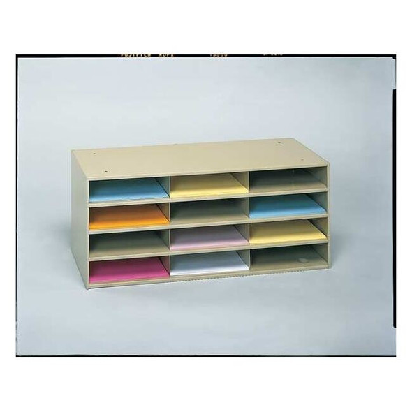 Durham Mfg Literature/Mail Organizer,14.25" H,Black 432-08