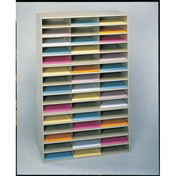 Durham Mfg Literature Rack,Compartment 15,Blk 434-08