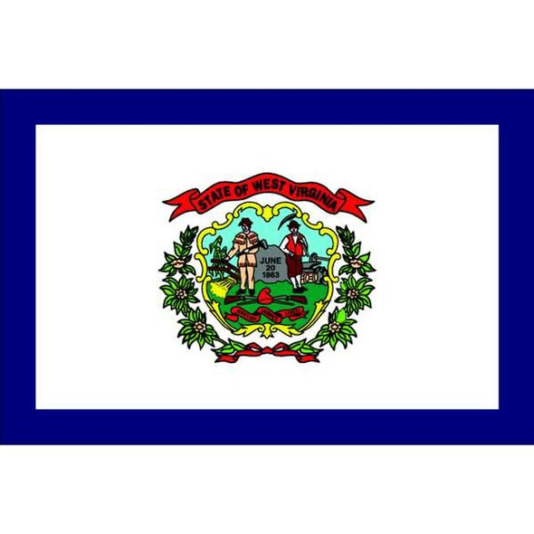 Annin Flagmakers West Virginia State Flag,3x5 Ft 145860