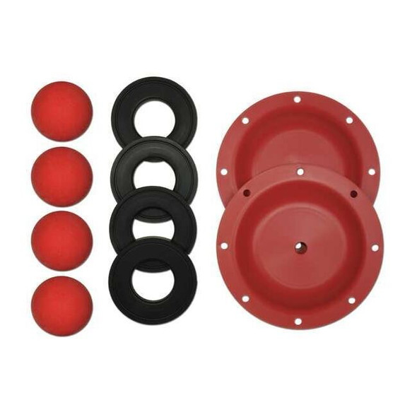 Sandpiper Repair Kit,Santoprene,Fluid,1/4 In Pump 476.117.354