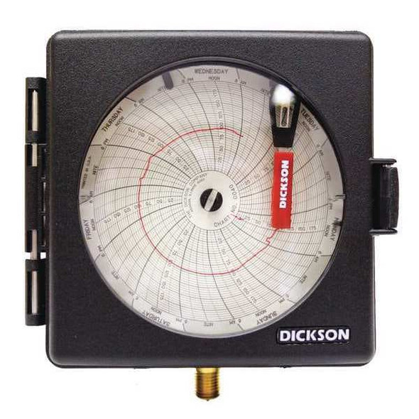 Dickson Chart Recorder,0 to 200 PSI PW474