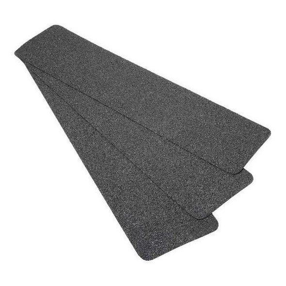 3m AntiSlip Tread,24"Lx6"W,BLK,24 Grit,PK25 710-6X2