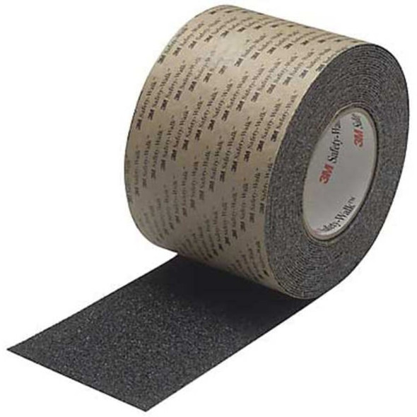3m AntiSlip Tread,24"Lx6"W,BLK,24 Grit,PK25 710-6X2