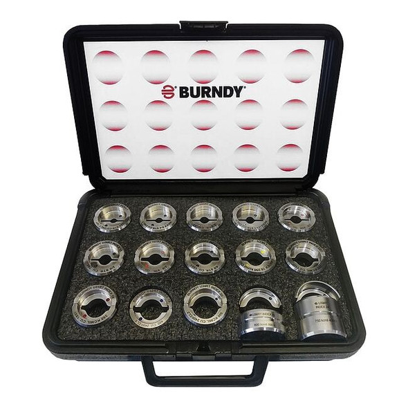 Crimping Tool Die Kit for Copper Connectors No 6 AWG-750 kcmil (15 Sets)