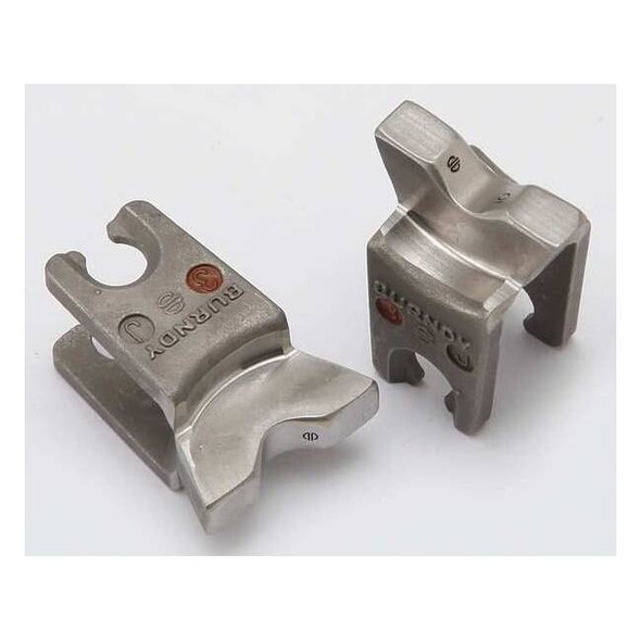 Burndy Crimping Die,W Style,6 tons,8 to 2 AWG W2CVT
