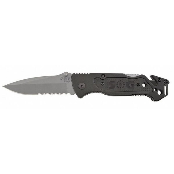 Sog Folding Knife,Spear,Satin,3-7/16 In FF24-CP