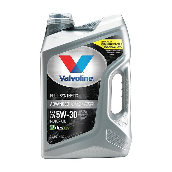 Valvoline Motor Oil, 5W-30 SAE Grade, 5 Qt. 881164