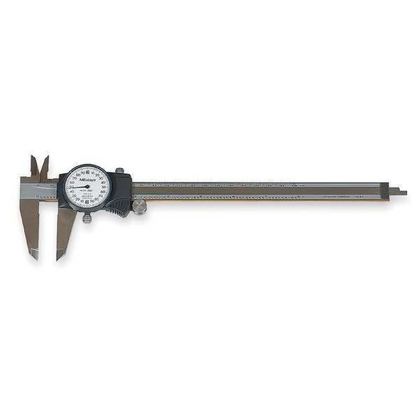 Mitutoyo Dial Caliper,0-8 In,Dial A 505-741J