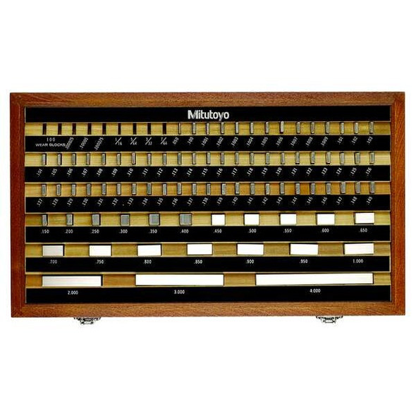 Mitutoyo Gage Block Set,ASME 0,0.050-4,81Pc 516-902-26
