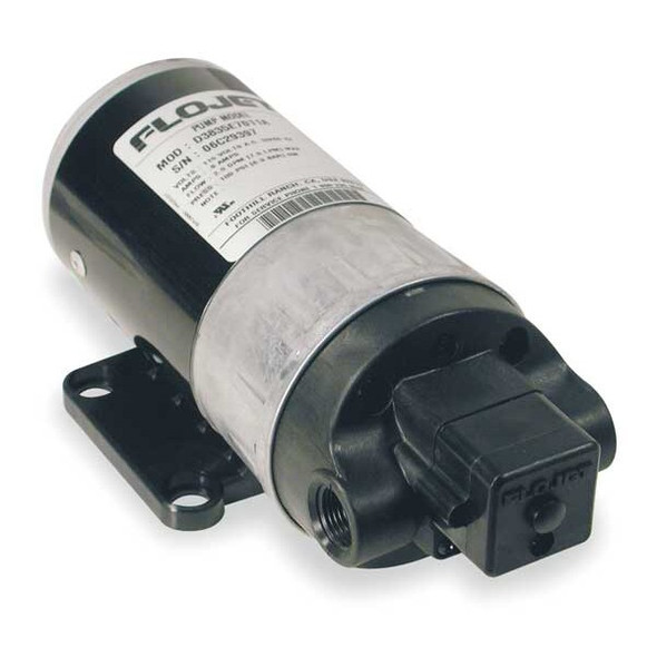 Flojet Duplex Diaphragm Pump, Polypropylene, EPDM, 115, 2 GPM D3835E7011A