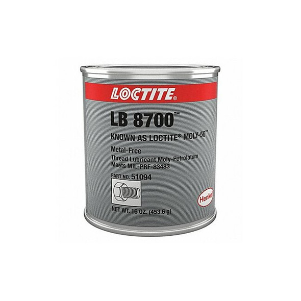 Loctite Anti-Seize,Molybdenum,16 oz Can LB 8700(TM) Moly-50(TM) 234246