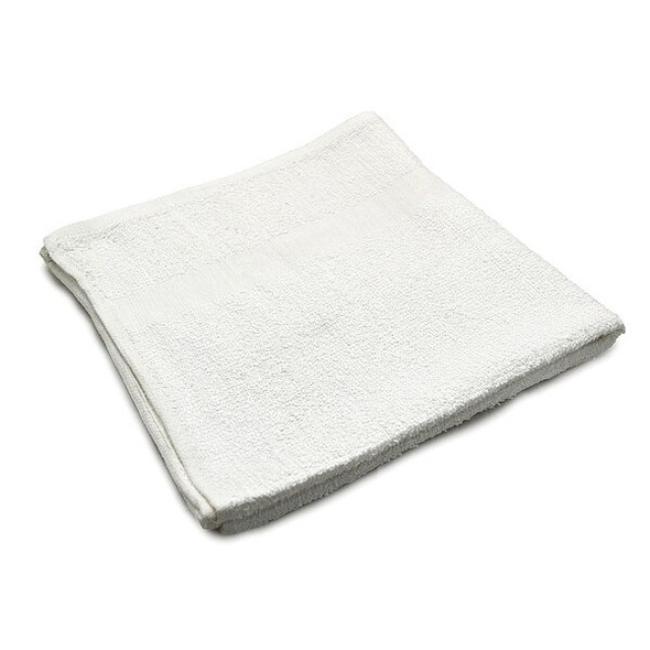 R & R Textile Bath Towel,20x40 In.,White,PK12 62000