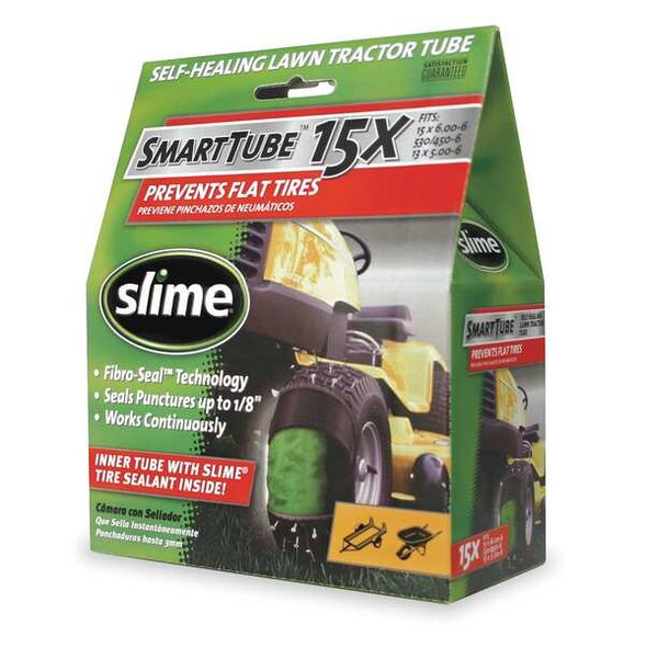 Slime Inner Tube,3-3/8 In,Rubber 30014