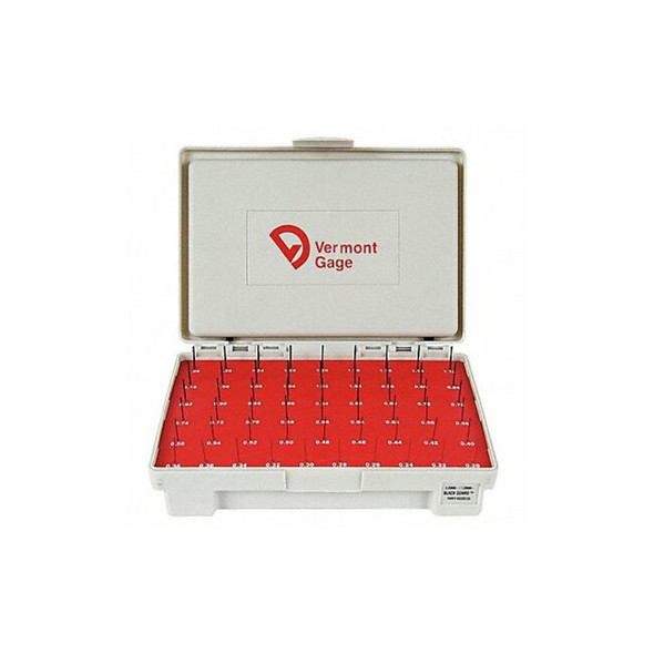Vermont Gage Black Ox-Coated Pin Gauge Set, Metric 902200100 Vermont Gage Black Ox-Coated Pin Gauge Set, Metric 902200100