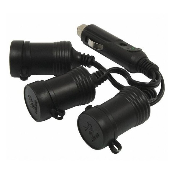 Roadpro Cigarette Lighter Adapter,3 Outlet,12V RPPSP-211