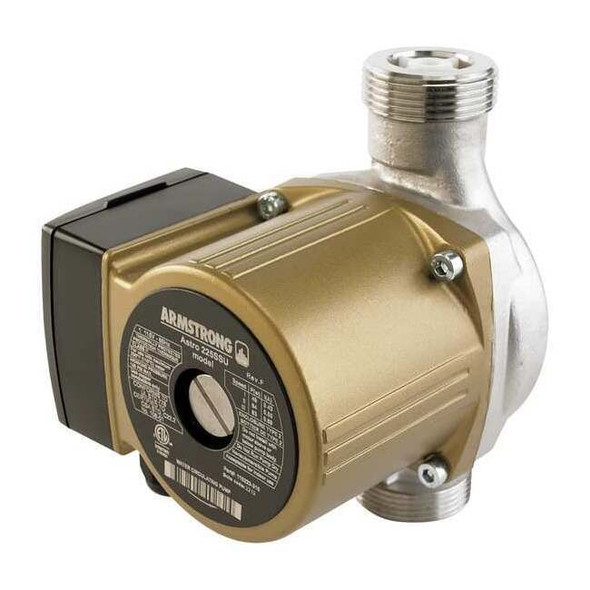 Hot Water Circulator Pump, 1/9 hp, 115V, 1 Phase, Union Connection