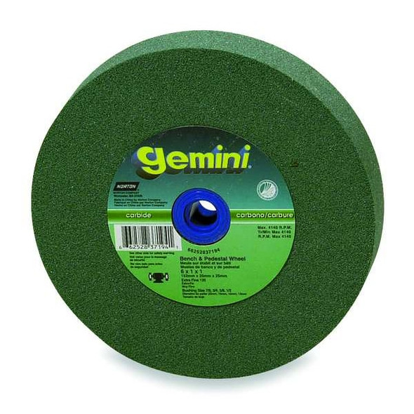 Norton Abrasives Grinding Wheel, T1, 8x1x1, SC, 60G, Green 66253044087
