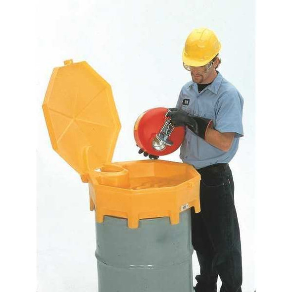 Ultratech DrumFunnel,11inH,Ylw,Polyethylene 499