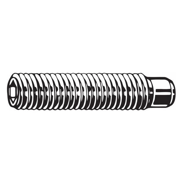 Manufacturer Varies Set Screw,ST,M12 x 1.75mm,Dog,25mm,PK50 M07820.120.0025